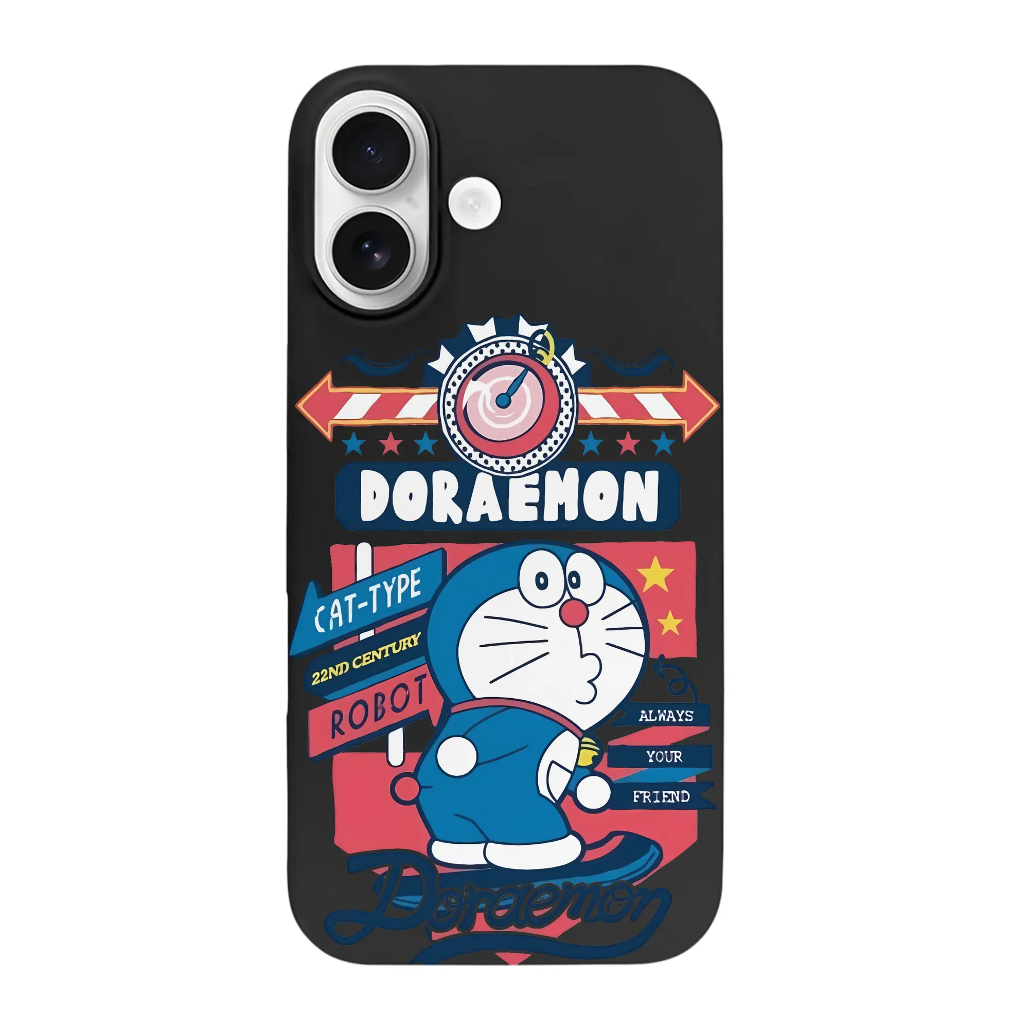 ドラえもん グッズドラえもん - iPhone 17 シリーズ シリコンケース 薄型 耐衝撃 指紋防止 ソフトタッチカバー 精密フィット 傷防止 保護ケース iPhone 17/17 Air/17 Pro/17 Pro Max 対応